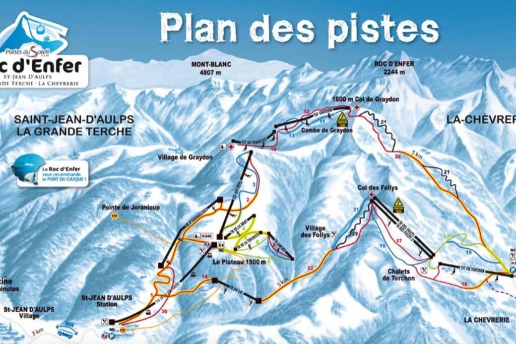 Au Pied Des Pistes B31, Chaleureux Studio 4 Pers, Vue Sur La Vallee Imprenable Avec Wifi, Draps Non Compris Saint-Jean-d'Aulps Ngoại thất bức ảnh